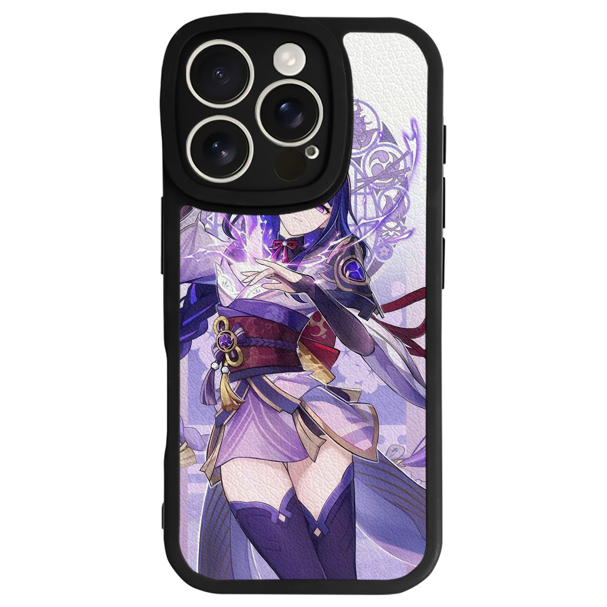 げんし神 genshin 【iPhone 16シリーズ対応】シリコンスマホケース（レザー調） 材質：シリコン